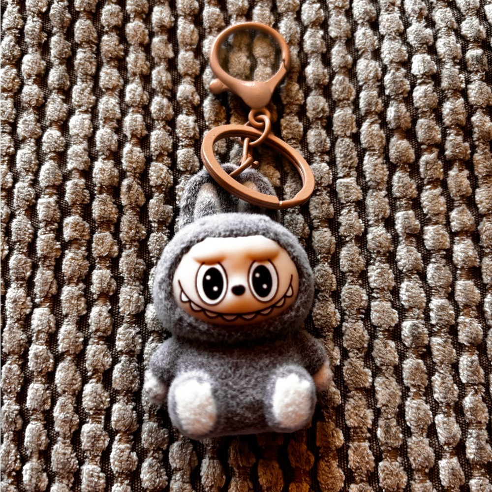 Labubu Grey Key Chain Holder